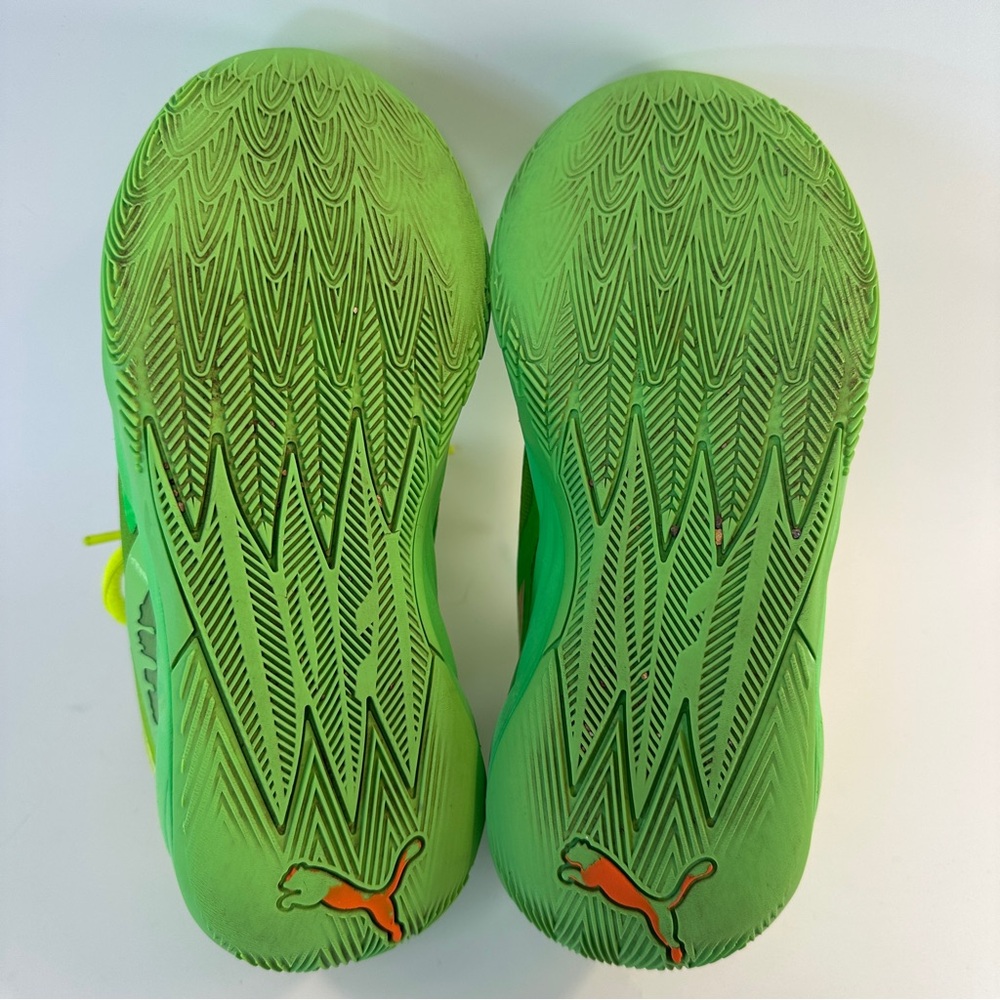 HTF Puma LaMelo Ball MB.02 Nickelodeon Slime Size 3 Kids Shoes 377610-01 - Picture 4 of 12